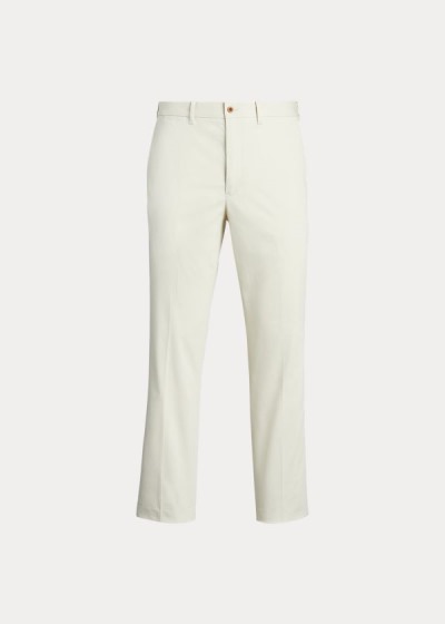 Pantalones Ralph Lauren Hombre Beige - Tailored Stretch Twill - PEZBC9204